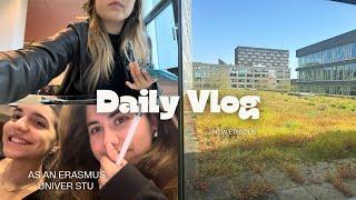 DAY IN MY LIFE as a student | Erasmus Rotterdam University: Self study