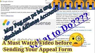 What to do when your AdSense Account has been Disabled or Cancelled l Possible Way to be Reinstated