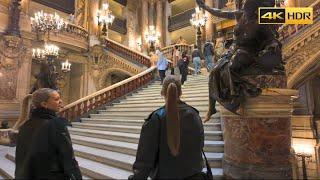 INSIDE PARIS OPÉRA / Palais Garnier Walking Tour (4K HDR)