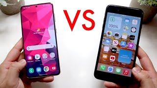 Samsung Galaxy S21 Vs iPhone 7 Plus! (Comparison) (Review)