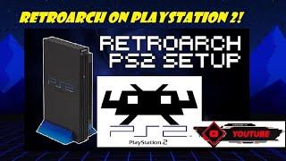 How to set up Retroarch on the  Playstation 2!!!