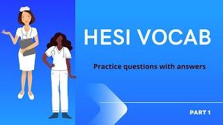 HESI / TEAS Vocabulary Review