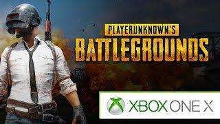 PUBG - Battlegrounds on XBOX ONE X || First Impressions