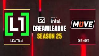 Dota2 - L1ga Team vs One Move - DreamLeague Season 25 - Closed Qualifier - Eastern Europe