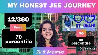 My Honest Jee Journey | 70 percentile to IIT | IIT Jee Story | IIT Delhi | @Kriti [IIT Delhi]