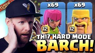 TH17 Hard Mode BARCH is such a FLEX! Clash of Clans