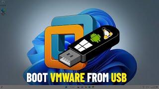 Boot From USB Flash Drive in VMware Workstation | How To boot Virtual vmware from usb pendrive ️