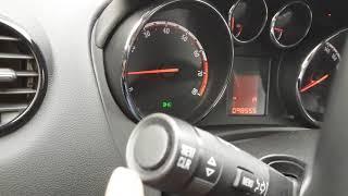 2 Ways to reset odometer distance counter in Opel Vauxhall Meriva B