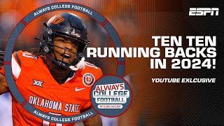 Top 10 running backs in 2024  | Always College Football