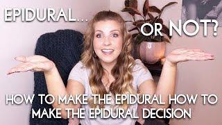 Should You Get an Epidural..or Not? How to Make the Epidural Decision for Your Labor | Sarah Lavonne