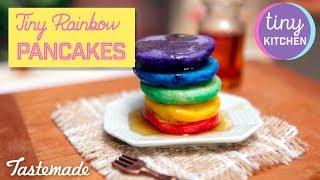 Tiny Rainbow Pancakes I Tiny Kitchen