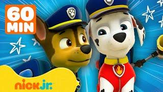 PAW Patrol | De beste reddingsmissies van Chase en Marshall!  | Compilatie van 1 uur | Nick Jr.