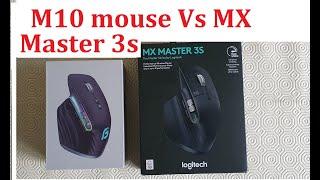 Logitech MX MASTER 3S vs M10 Mouse Comparison and Review.