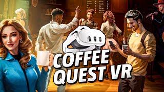 Coffee Quest VR - Meta Quest 3 Gameplay | First Minutes [No Commentary]