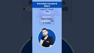 Animation Courses & Salary after it!#shorts