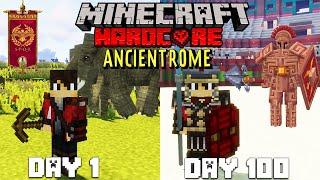 I Survived 100 Days in Ancient Rome in Hardcore Minecraft FT. Mythology