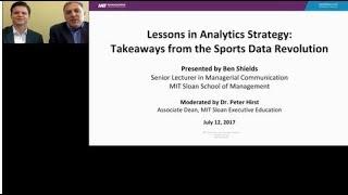 Lessons in Analytics Strategy: Takeaways from the Sports Data Revolution with Ben Shields