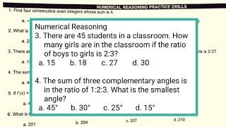 RATIO and PROPORTION: