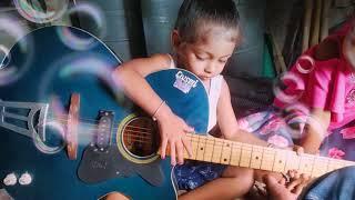 Porus playing guitarlesson-1