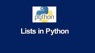 Python Programming | Lists | List Operations