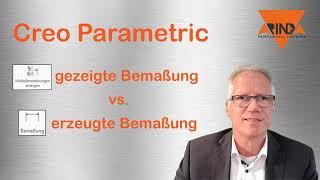 Modellanmerkung vs. Bemaßung erzeugen - Creo Tutorial für Anfänger