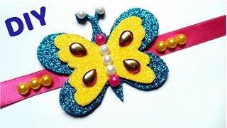 how to make Rakhi at home /DIY Butterfly rakhi /Rakshabandhan .