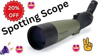 Celestron Ultima 80 Spotting Scope Review - Nature Enthusiast's Dream! || Techwise USA Review ||