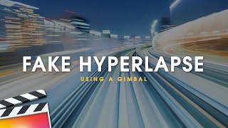 "FAKE" Gimbal HYPERLAPSE (Final Cut Pro X Tutorial)