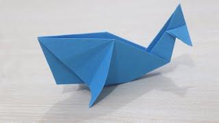 How to Make an Origami Whale - Paper Whale folding