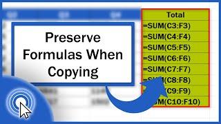 How to Copy and Paste Formulas in Excel without Changing Cell References (Quick and Easy)