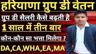 Haryana Group D Salary kitni Milti Hai !! Group D Salary kese badti hai !! Haryana Group D Salary