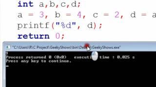 36. Comma Operator in C Programming (Hindi)