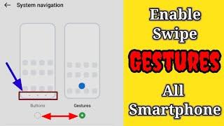 How to Enable Swipe Gestures in All Android Phone। oppo A78 5g navigation botton #oppoa785g #oppo