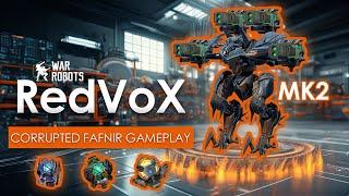 War Robots | Corrupted Fafnir MK2 Gameplay with Cryptic Hazard Weapons | RedVoX WR