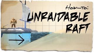 How to make a cheap unraidable raft | ARK: Survival Evolved | Building Tips