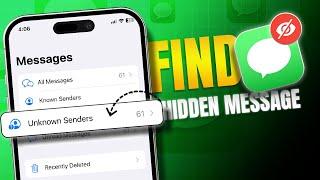 How to Find Hidden Messages on iPhone | Locate Hidden Texts in iMessage