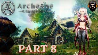 ARCHEAGE UNCHAINED Gameplay - FRESH START - Leveling BLADE DANCER - PART 8 (no commentary)