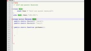 Self and Parent Keyword in PHP by Harshvardhan @UrbanPro
