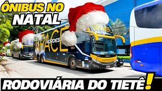 CHAOS AT THE TIETÊ BUS STATION! BUS MOVEMENT ON CHRISTMAS EVE - PART 2