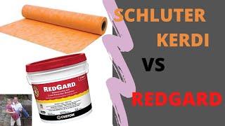 Schluter Kerdi Vs Redgard Waterproofing #diy #howto #how