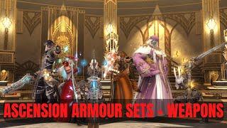 FFXIV | All Ascension Armour Sets + Weapons