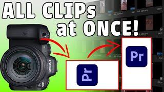 Rotate all the clips vertically - ALL at ONCE - in the Project panel - PREMIERE PRO tutorial