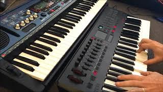 Korg Triton Taktile tries to talk to Yamaha DJX with limited success