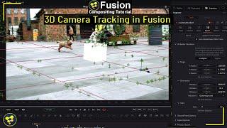 Camera Tracking in Fusion | 3D Camera Tracking in Blackmagic Fusion | Fusion Camera Tracking