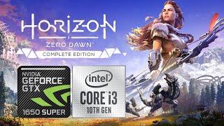 Horizon Zero Dawn Complete Edition Geforce GTX 1650 SUPER Core I3 10100