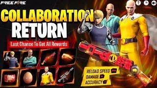 ONE PUNCH MAN M1887 RETURN | ONE PUNCH MAN COLLABORATION RETURN FF | FREE FIRE NEW EVENT