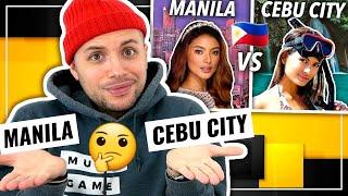 MANILA .vs. CEBU CITY | Is Cebu City better than the capital of the PHILIPPINES? | HONEST REACTION