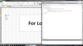 Excel VBA For Loops