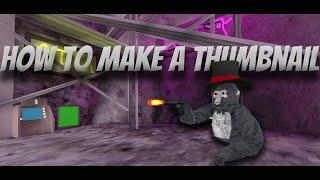 How To Make Catchy GTAG Thumbnails!