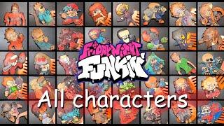 Making FRIDAY NIGHT FUNKIN-Pancake art, FNF All characters (FNF mod)